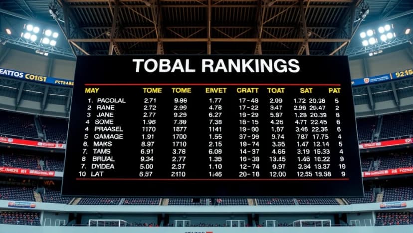 Egyptens herrlandslag poängställning i fotboll