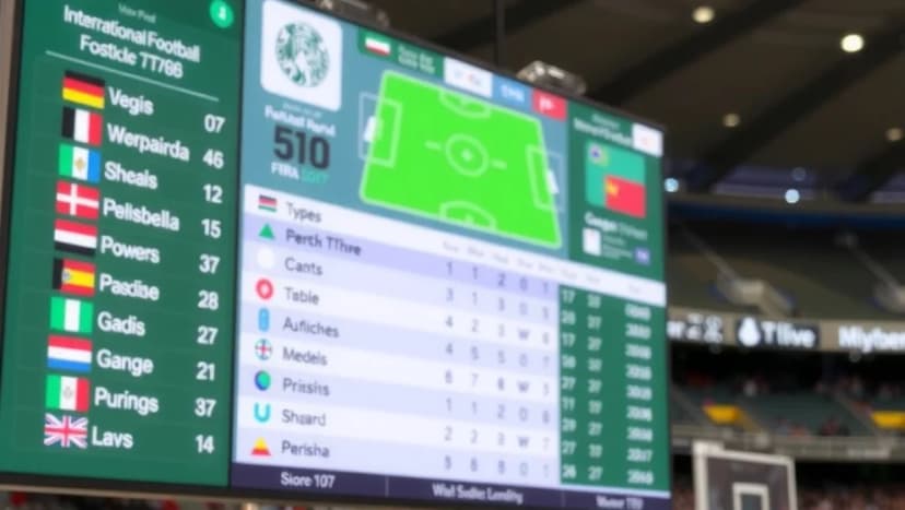 Sydkoreas herrlandslag i fotboll och deras poängställning