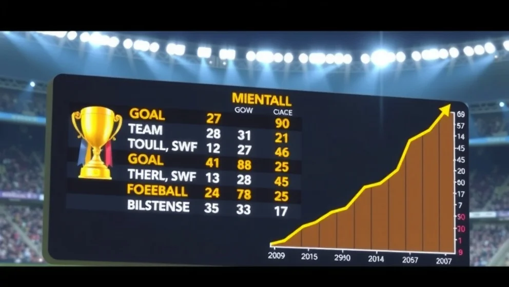 Poängställning i Uruguays herrlandslag i fotboll